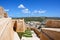 Citadel buildings and town rooftops, Victoria, Gozo.