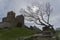 Citadel in Genoese fortress in Sudak, Crimea.