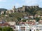 Citadel of Narikala aloft in a hill to Tbilisi in Georgia