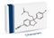 Citalopram, C20H21FN2O molecule. It is antidepressant, selective serotonin reuptake inhibitor SSRI class, is widely used to