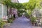 Cite des figuiers: One of the romantic courtyards in the East of Paris, France. These bucolic, unusual and hidden spots are deligh