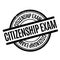 Citizenship Exam rubber stamp