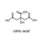 Citric acid chemical formula