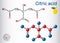 Citric acid molecule, is found in citrus fruits, lemons and limes. Is used as additive in food, cleaning agents, nutritional