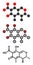 Citrinin mycotoxin molecule