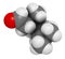 Citronellal citronella oil molecule. Used in insect repellents. Atoms are represented as spheres with conventional color coding: