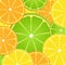 Citrus fruit slice background
