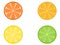 Citrus fruit slices