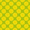 Citrus fruit vector seamless pattern background. Yellow green backdrop with slices of round lemons Geometric