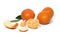 Citrus fruits, tangerines, mandarin slices, peeled mandarin