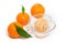 Citrus fruits, tangerines, mandarin slices, peeled mandarin