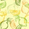 Citrus seamless pattern