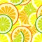 Citrus seamless pattern