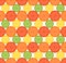 Citrus summer seamless pattern