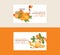 Citrus vector fresh orange fruit business card backdrop tropical juicy drinks in jar and organic food jelly food