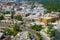 City aerial view , Berlin cityscape from high angle