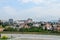 City Alba Iulia from Romania view from Citadel fortress Alba Car