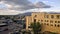 City of Albuquerque during sunset with clouds