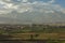 City of Arequipa, Peru with its fields and volcano Chachani