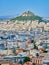 City of Athens. View from the Acropolis viewpoint. Attica, Greece.