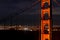 City by the Bay Glows Behind Golden Gate Bridge