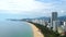 The city beach of Nha Trang resort.