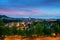 City of Bern skyline with a dramatic sky in Bern, Switzerland