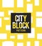 City block pattern illustration design