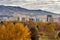 City of Boise Idaho with autumn colors