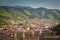 The city of Brasov, the old town, the city in the heart of Transylvania