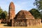 City building remain, Buddha statue remain of Wat Phra Sri Sanphet Temple in Ayutthaya, Thailand (Phra Nakhon Si Ayutthaya&#x