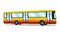 City bus. Tourist coach. Vector illustration