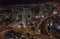 City center of Tel Aviv aerial drone view