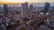 City center of Tel Aviv aerial drone view