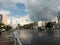 City of Chelyabinsk after a storm shower