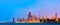 City of Chicago USA, sunset colorful panorama skyline