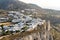 The city of Chora on Folegandros island