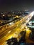 City Cityscape illuminated Tree Road water motion street light light trail car