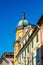 City clock tower in city of Rijeka with clear blue sky.