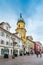 City Clock Tower and Korzo, the main street in Rijeka, Croatia