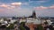 City of Cologne Germany from above with its famous cathedral