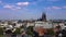 City of Cologne Germany from above with its famous cathedral