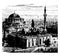 The City of Constantinople Byzantium vintage illustration