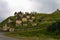 City of the dead. Ancient Albanian cemetery. Russia. It consists of 99 different tombs. 25.07.2017