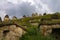 City of the dead. Ancient Albanian cemetery. Russia. It consists of 99 different tombs. 25.07.2017