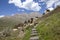 `City of the Dead` or Dargavssky crypt burial ground. Dargavs. North Ossetia. Russia