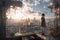 City Dreamscape: A Child\\\'s View of the Financial District