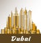 City of Dubai UAE Famous Buildings