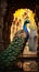 City dweller Captivating image of a peacocks exotic urban presence