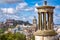 The city of Edinburgh in Scotland on a sunny summer day